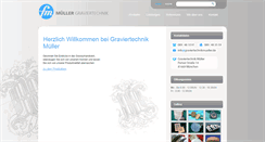 Desktop Screenshot of graviertechnikmueller.de